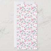 Schattigee zwanenvogels herhaald patroon kaart (Voorkant)