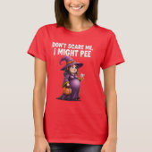 Schattigee zwangerschap Halloween Perfect voor moe T-shirt (Voorkant)