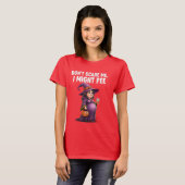 Schattigee zwangerschap Halloween Perfect voor moe T-shirt (Voorkant volledig)