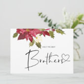 Schattigee zwangerschap onthult nieuwe baby kerst kaart (Staand voorkant)