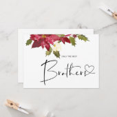 Schattigee zwangerschap onthult nieuwe baby kerst kaart (Voorkant / Achterkant in situ)