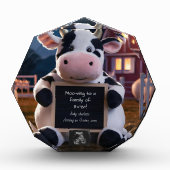 Schattigee zwangerschapsaankondiging met Boerderij Fotoblokken (Voorkant)