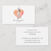 Schattigee zwangerschapskledingboetiek visitekaartje (Voorkant / Achterkant)