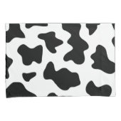 Schattigee zwart-wit boerderij dierlijke koe print kussensloop (Voorkant-Rechts)
