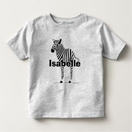 Schattigee zwart-wit Zebra Liefhebbers geschenken Kinder Shirts
