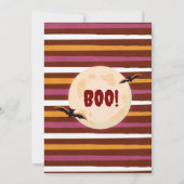 Schattigee zwarte Afro-Amerikaanse Halloween hekse Kaart (Achterkant)