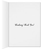 Schattigee Zwarte en Grijze Kat Cartoon Note Cards (Binnen (Rechts))