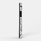 Schattigee zwarte en witte katten Case-Mate iPhone case (Achterkant/rechts)