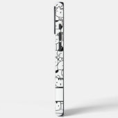 Schattigee zwarte en witte katten Case-Mate iPhone case (Achterkant / Links)