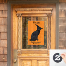 Schattigee zwarte heksenkat