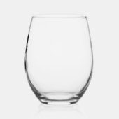 Schattigee zwarte kat 2 wijnglas zonder voet (Links)