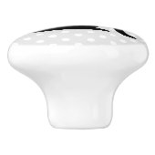 Schattigee zwarte kat DIY keramische deur en ladek Keramische Knop (Zijkant)