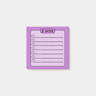 Schattigee zwarte kat gepersonaliseerde post-it no post-it® notes