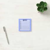 Schattigee zwarte kat gepersonaliseerde post-it no post-it® notes (Kantoor)