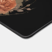 Schattigee zwarte kat in een heks Pet Bureaumat (Hoek)