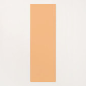 Schattigee zwarte kat in oranje katten huisdier Na Yogamat (Achterkant)