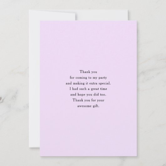 Schattigee zwarte kat met Pet van een heks Bedankkaart (Achterkant)