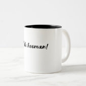 Schattigee Zwarte Kat Mok Hallo – Grappig (Voorkant rechts)