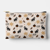 Schattigee Zwarte Kat Pompoen Halloween Patroon Etui (Voorkant)