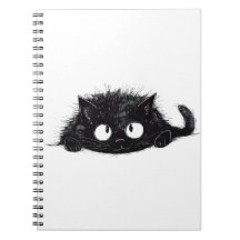 Schattigee Zwarte Kat tekening