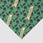 Schattigee zwarte katten blij met Halloween! Trick Tissuepapier (Detail)