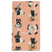 Schattigee zwarte katten en geesten klein cadeauzakje (Voorkant)