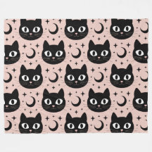 Schattigee zwarte katten en hemelse Halloween