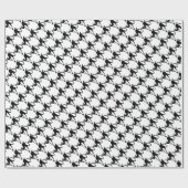 Schattigee zwarte katten Halloween inpakpapier (Vlak)