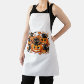 Schattigee zwarte katten in pompoenen Halloween Ni Schort (Insitu)