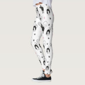 Schattigee zwarte katten leggings (Links)