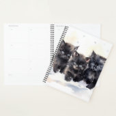 Schattigee zwarte Kittens Planner (Display)