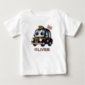 Schattigee zwarte Londense taxi (Voorkant)