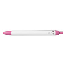 Schattigee zwarte roze Kawaii pen