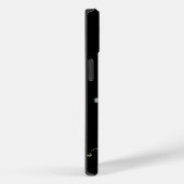 Schattigee zwarte wilde bloem Case-Mate iPhone case (Achterkant / Rechts)