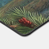 Schattigee zwartgekapte chickadee bureaumat (Hoek)