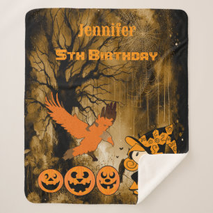 Schattigee zwervende kleine heks Jack Cobwebs Verj Sherpa Deken