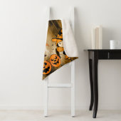 Schattigee zwervende kleine heks Jack Cobwebs Verj Sherpa Deken (In situ)