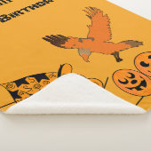 Schattigee zwervende kleine heks Jack Cobwebs Verj Sherpa Deken (3/4)