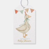 Schattigeste Hallo Baby Cloud-Baby shower Cadeaulabel (Achterkant)