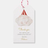 Schattigeste Hallo Baby Cloud-Baby shower Cadeaulabel (Voorkant)