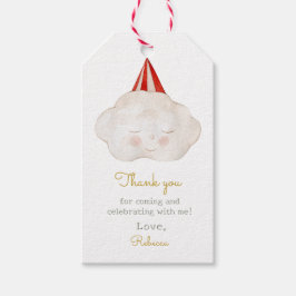 Schattigeste Hallo Baby Cloud-Baby shower Cadeaulabel