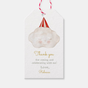 Schattigeste Hallo Baby Cloud-Baby shower Cadeaulabel