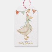 Schattigeste Hallo Baby Cloud-Baby shower Cadeaulabel (Achterkant)