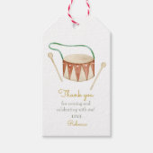 Schattigeste Hallo Baby Eend Baby shower Cadeaulabel (Voorkant)