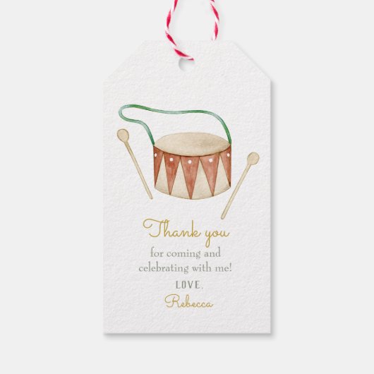 Schattigeste Hallo Baby Eend Baby shower Cadeaulabel (Achterkant)