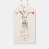 Schattigeste Hallo Baby Speelgoed Teddy Bear Baby  Cadeaulabel (Achterkant)
