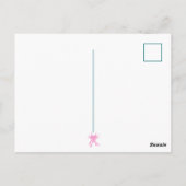 Schattigeste Hallo Briefkaart Axolotl roze salaman (Achterkant)