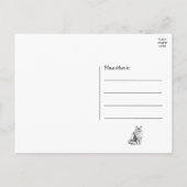 Schattigeste Hallo Cat Lover Illustratie Briefkaart (Achterkant)