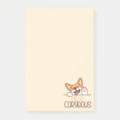 Schattigeste Hallo Corgi Post-it® Notes (Voorkant)