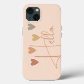 Schattigeste Hallo hart Case-Mate iPhone Case (Achterkant)